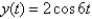 <strong>The displacement from equilibrium of an oscillating weight suspended by a spring is given by , where y is the displacement in centimeters and t is the time in seconds. Find the displacement when , rounding answer to four decimal places.</strong> A) 2.7845 cm B) -1.4973 cm C) -5.8257 cm D) -3.6205 cm E) 1.4460 cm