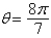 <strong>Determine the quadrant in which an angle, \theta , lies if .</strong> A) 3rd quadrant B) 4th quadrant C) 2nd quadrant D) 1st quadrant