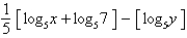 <strong>Condense the expression to the logarithm of a single term.</strong> A) B) C) D) E)