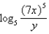 <strong>Condense the expression to the logarithm of a single term.</strong> A) B) C) D) E)