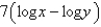 <strong>Condense the expression to the logarithm of a single term.</strong> A) B) C) D) E)