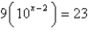 <strong>Solve for x: . Round to 3 decimal places.</strong> A) 2.407 B) 0.407 C) 1.362 D) -1.362 E) no solution