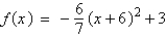 <strong>Write the standard form of the equation of the parabola that has a vertex at and passes through the point .</strong> A) B) C) D) E)