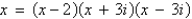 <strong>Write as a product of linear factors.</strong> A) B) C) D) E)