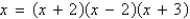 <strong>Write as a product of linear factors.</strong> A) B) C) D) E)