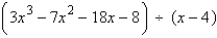 <strong>Use synthetic division to divide. </strong> A) B) C) D) E)