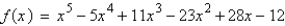 <strong>Find all the rational zeros of the function .</strong> A) B) C) D) E)