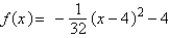 <strong>Write the standard form of the equation of the parabola that has a vertex at and passes through the point .</strong> A) B) C) D) E)