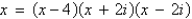 <strong>Write as a product of linear factors.</strong> A) B) C) D) E)