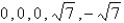 Find a polynomial with the given zeros.  