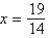 <strong>Solve the following equation. </strong> A) B) C) D) E)
