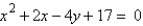 <strong>Find the vertex and directrix of the parabola. </strong> A) vertex: directrix: B) vertex: directrix: C) vertex: directrix: D) vertex: directrix: E) vertex: directrix:
