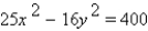 Graph the hyperbola.  