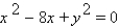Graph the following equation.  