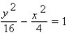 Graph the hyperbola.  