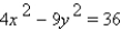 Graph the hyperbola.  