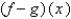 <strong>Let f (x) = 2x + 1, g(x) = 3x - 2. Find the function. </strong> A) B) C) D) E) none of the above