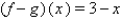 <strong>Let f (x) = 2x + 1, g(x) = 3x - 2. Find the function. </strong> A) B) C) D) E) none of the above