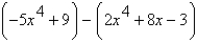 Perform the operation and write the result in standard form.