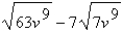 Simplify the radical expression.  
