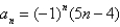 <strong>Write an expression for the apparent nth term of the sequence. (Assume that n begins with 1.) 1, 6, 11, 16, 21</strong> A) B) C) D) E)