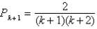 <strong>Find P<sub>k</sub><sub>+1</sub> for the given P<sub>k</sub>. </strong> A) B) C) D) E)