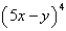 <strong>Use the Binomial Theorem to expand and simplify the expression. </strong> A) B) C) D) E)