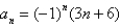 <strong>Write an expression for the apparent nth term of the sequence. (Assume that n begins with 1.) 9, 12, 15, 18, 21</strong> A) B) C) D) E)