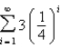 <strong>Find the sum of the infinite series. </strong> A) B)3 C)undefined D) E)