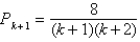 <strong>Find P<sub>k</sub><sub>+1</sub> for the given P<sub>k</sub>. </strong> A) B) C) D) E)