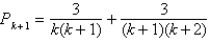<strong>Find P<sub>k</sub><sub>+1</sub> for the given P<sub>k</sub>. </strong> A) B) C) D) E)
