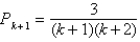 <strong>Find P<sub>k</sub><sub>+1</sub> for the given P<sub>k</sub>. </strong> A) B) C) D) E)