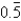 Change the decimal to a common fraction.  