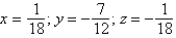 <strong>Use Cramer's Rule to solve the following system of linear equations: </strong> A) B) C) D) E)