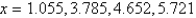 <strong>Use a graphing utility to approximate the solutions (to three decimal places) of the given equation in the interval . </strong> A) B) C) D) E)