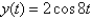 <strong>The displacement from equilibrium of an oscillating weight suspended by a spring is given by , where y is the displacement in centimeters and t is the time in seconds. Find the displacement when , rounding answer to four decimal places.</strong> A)-0.1892 cm B)0.9370 cm C)12.7373 cm D)-2.1640 cm E)2.1400 cm