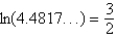 <strong>Write the exponential equation in logarithmic form.</strong> A) B) C) D) E)
