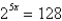 <strong>Use the One-to-One Property to solve the following equation for x. </strong> A) B) C) D) E)2