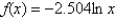 Evaluate the function   at   . Round to 3 decimal places. (You may use your calculator.)