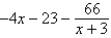 <strong>Use long division to divide. </strong> A) B)4x - 1 C) D) E)