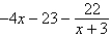 <strong>Use long division to divide. </strong> A) B)4x - 1 C) D) E)
