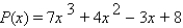 Let   . Use synthetic division to find the value   .