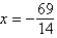 <strong>Solve: </strong> A) B) C) D) E)