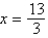 <strong>Solve: </strong> A) B) C) D) E)