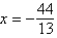 <strong>Solve the following equation. </strong> A) B) C) D) E)