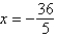 <strong>Solve the following equation. </strong> A) B) C) D) E)