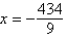 <strong>Solve the following equation. </strong> A) B) C) D) E)
