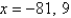 <strong>Solve the following equation using any convenient method. </strong> A) B) C) D) E)