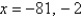 <strong>Solve the following equation using any convenient method. </strong> A) B) C) D) E)
