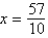 <strong>Solve: </strong> A) B) C) D) E)